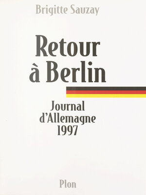 cover image of Retour à Berlin
